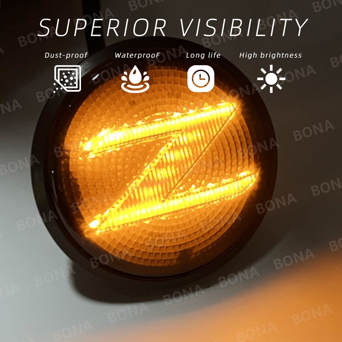 Pair For 03-09 Nissan 350z Z33 09-20 370Z Z34 LED Side Marker Turn