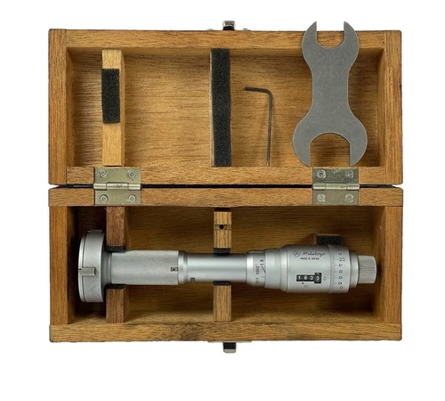 Mitutoyo Holtest Inside Bore Micrometer 1.6-1.8" 3-Point 1 Div .0002” 368-410