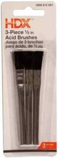 2 packs of HDX Acid Brushes For Paste Fluxes, 3 pieces per pack NEW