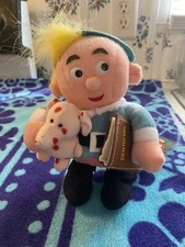 HERMIE the ELF DENTIST, Misfit Toy Elephant Faux Dentistry Bk 7” Plush Vtg 1999