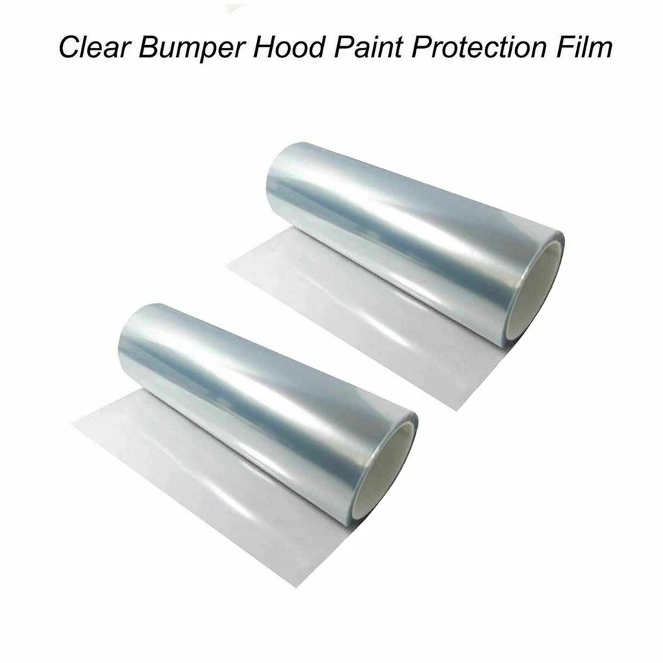 Clear Car Headlight Bumper Hood Paint Anti-Scratch Protection Vinyl Film Sheet - Image 2 of 4