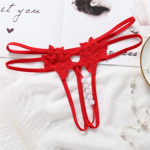 Sexy Perlen-Tanga Für Damen Erotische Spitzenhöschen Dessous K - Bild 15 von 27