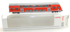 Märklin H0 43586 Doppelstockwagen rot - Steuerwagen