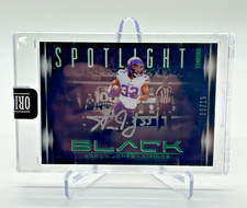 2025 Honors Aaron Jones Panini Black Emerald Spotlight Signatures /15 Vikings