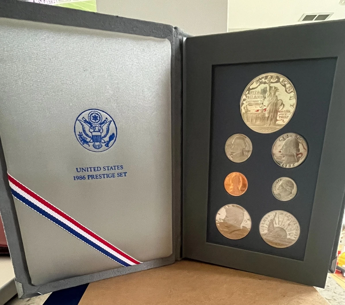 1986自由の女神記念2個セット保証書　商品説明書　ケース付 Proof US Coin Sets 1986 for sale | eBay