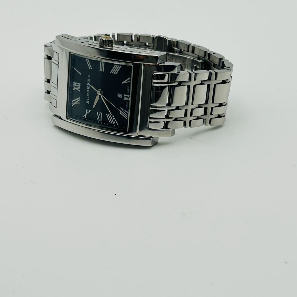 Burberry Men's Watch Black Rectangular BU1555 New… - image 8