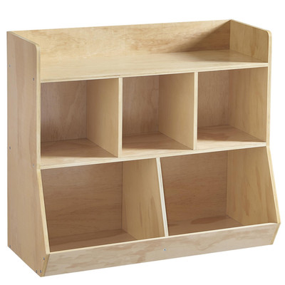 Sunhy Montessori Shelf Plywood Toy Storage Organizer For Books Toys 3 Shelf