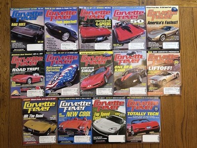 Corvette Fever Magazine 2003-2004 Lot of 14!