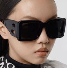 Luxury Women Fashion Designer B Side Logo Black Sunglasses