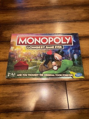 Monopoly Longest Game Ever Edition Hasbro NEW SEALED Retired