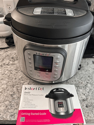 Instant Pot Duo Nova 7-in-1 Electric Pressure Cooker Stainless 8 Qt Black