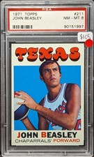 1971 Topps John Beasley #211 PSA 8