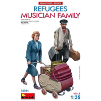 Refugees Musician Family Kit 1:35 Miniart Kit Figure Militari -D- Neues Modell