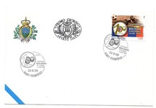 Centenario del Bologna - San Marino calcio annullo ufficiale