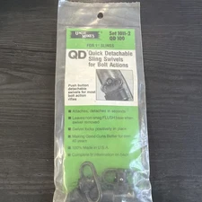 Uncle Mikes Swivels QD 100 Push Button Blued 1" - MO10112