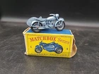 VINTAGE MATCHBOX LESNEY No.4c TRIUMPH T110 MOTOR CYCLE IN ORIGINAL BOX 1960. MG