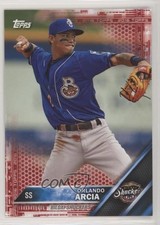 2016 Topps Pro Debut Red 2/5 Orlando Arcia #8 3c2