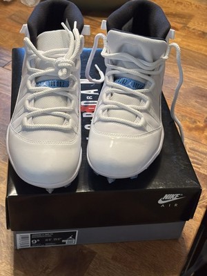 Nike Air Jordan 11 Retro Legend Blue Mid TD FOOTBALL Cleats HM7324-104 Mens 9.5 