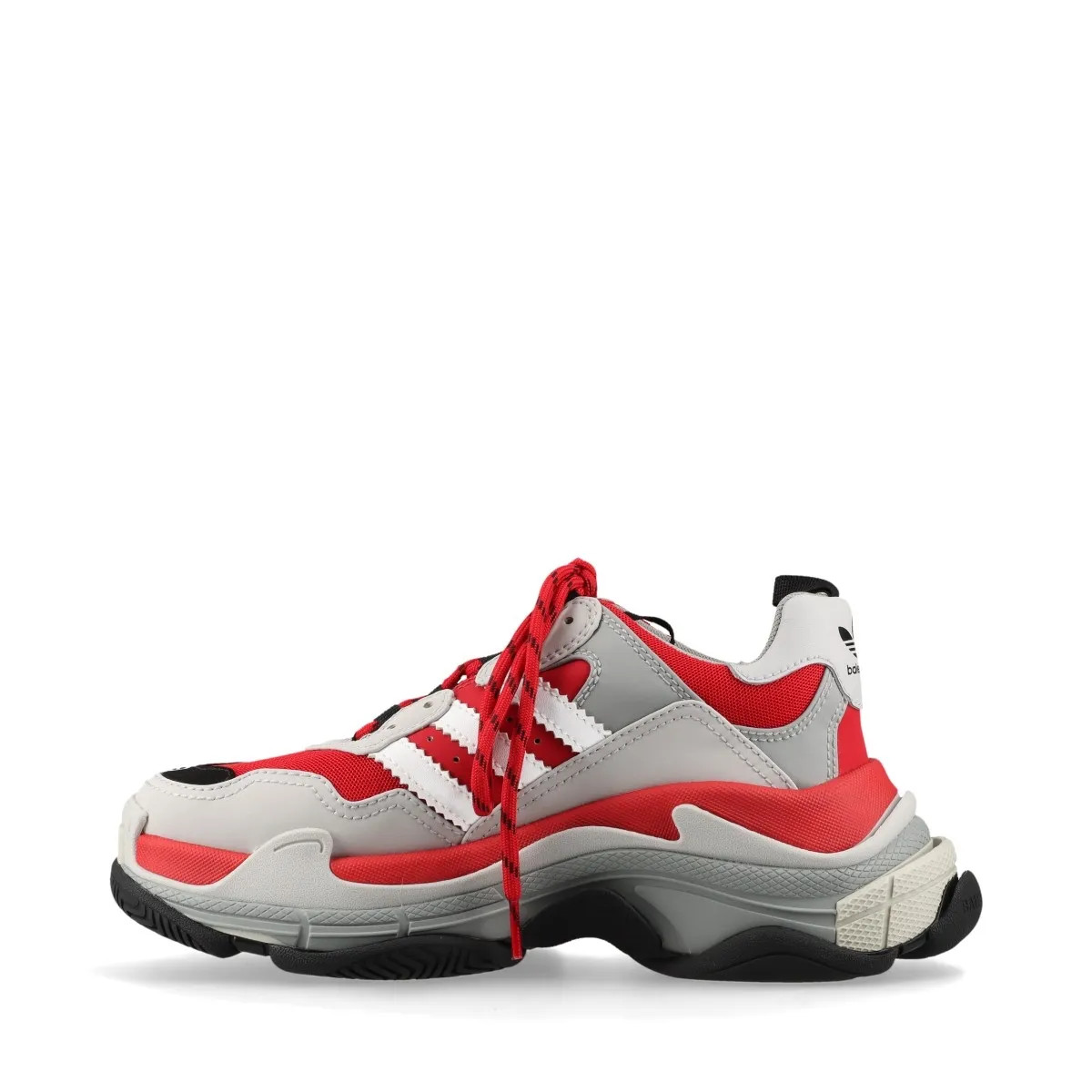 Balenciaga x adidas Triple s Leather x mesh Sneakers 39 Men's Red
