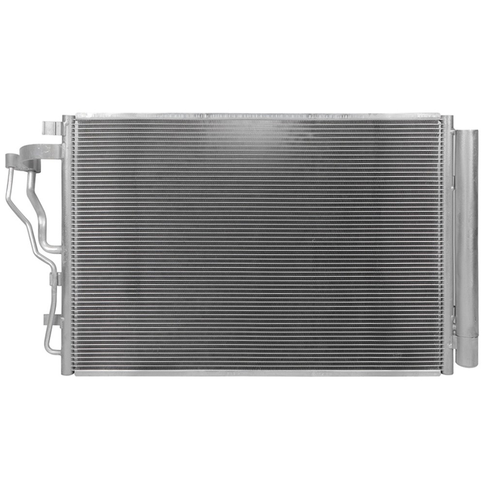 Aluminum Radiator Condenser & Cooling Fan Kit For 2015 2016 2017-2018 Kia Forte5