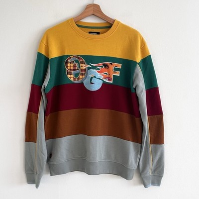 Original Fables Colorblock Crewneck Sweatshirt Y2K Retro Vintage Streetwear OGF