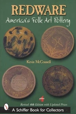 c1800 Antique Redware Pottery Collector Guide Guide - Primitive Stoneware Crocks - Image 1 of 4