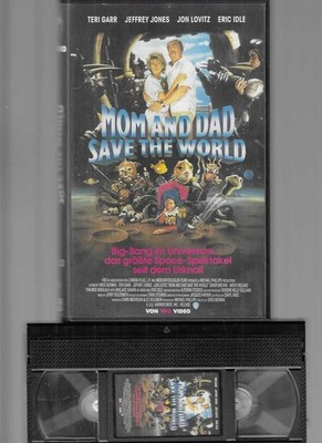 VPS Video  Teri Garr  Eric Idle   MOM AND DAD SAVE THE WORLD   VHS Rarität