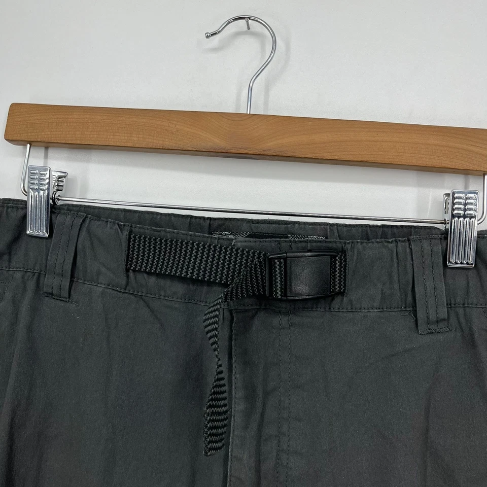 BC Clothing Cargo Pants Men's Size L Gray Belted Tactical Pockets Solid - Image 4 of 4