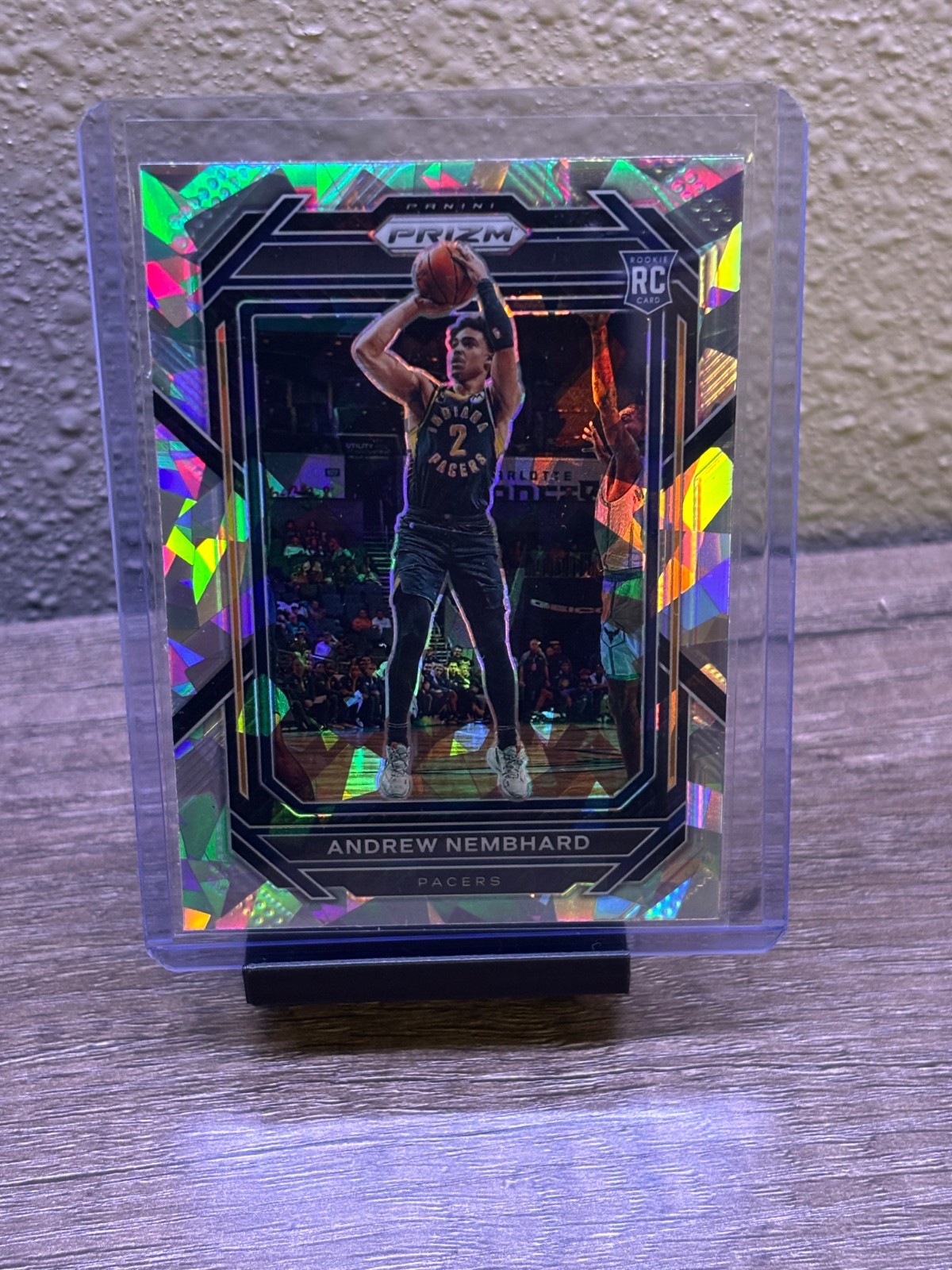 2022-23 Panini Prizm - Andrew Nembhard Cracked Ice (RC) #227