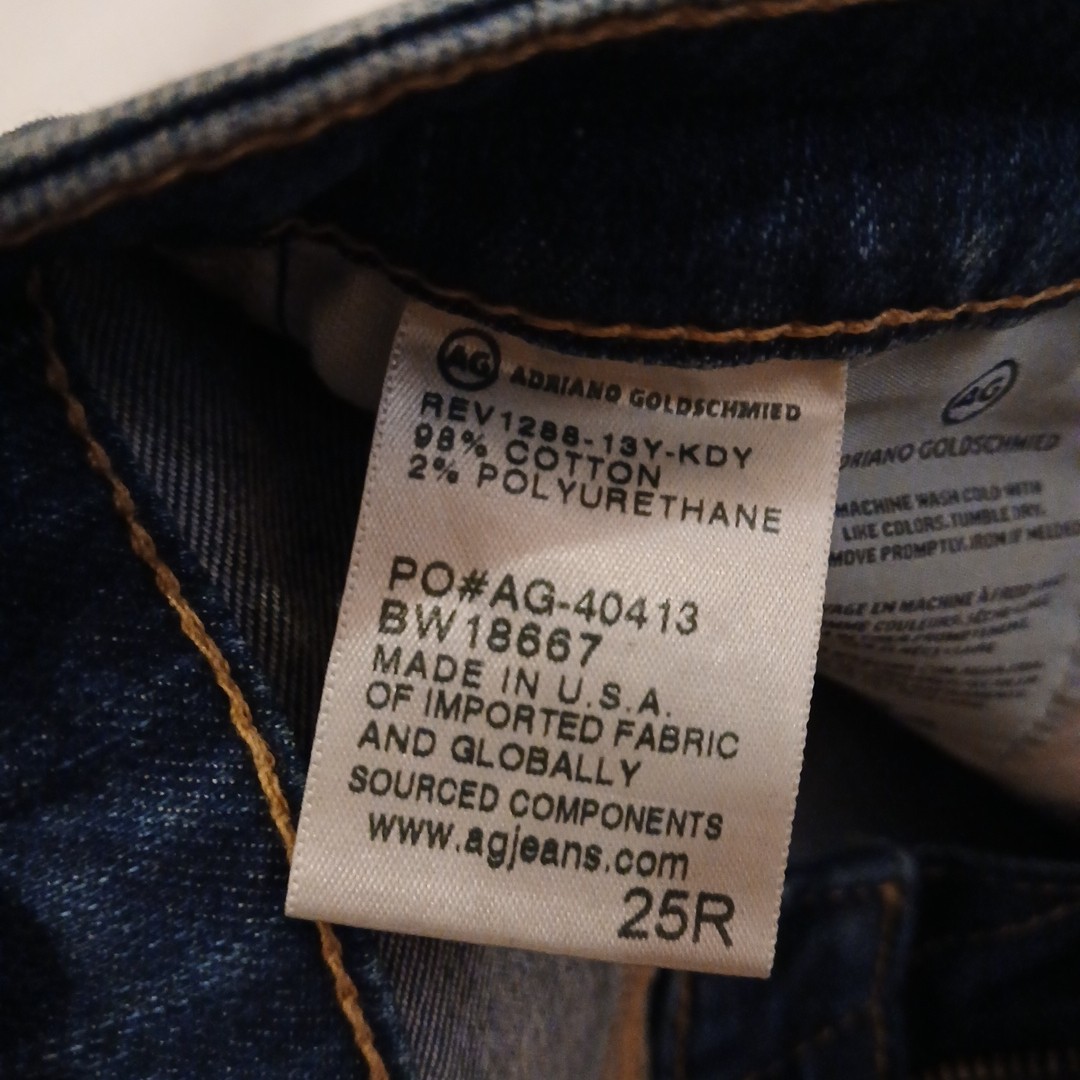 AG Adriano Goldschmied Jeans Womens 25R Legging Super Skinny Stretch Dark Wash thumbnail 15