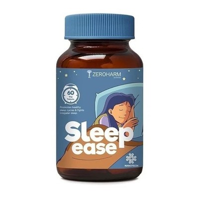 ZEROHARM Sleep Ease tablets - Calmness and nerve relaxation - 60 Tabs