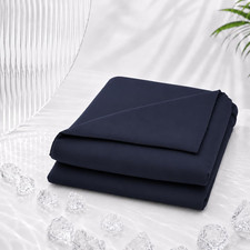 Double-Sided Cooling Comforter Queen Size Ice Silk Summer Blanket No-Seam 0.45 S