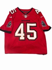 Nike NFL Tampa Bay Buccaneers Devin White Jersey  Red Black Size L