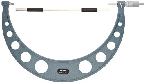 Mitutoyo 103-151 Outside Micrometer  Baked-enamel Finish  Ratchet Stop