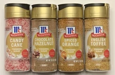 McCormick Limited Edition Winter Finishing  sugar 4 In The Set New