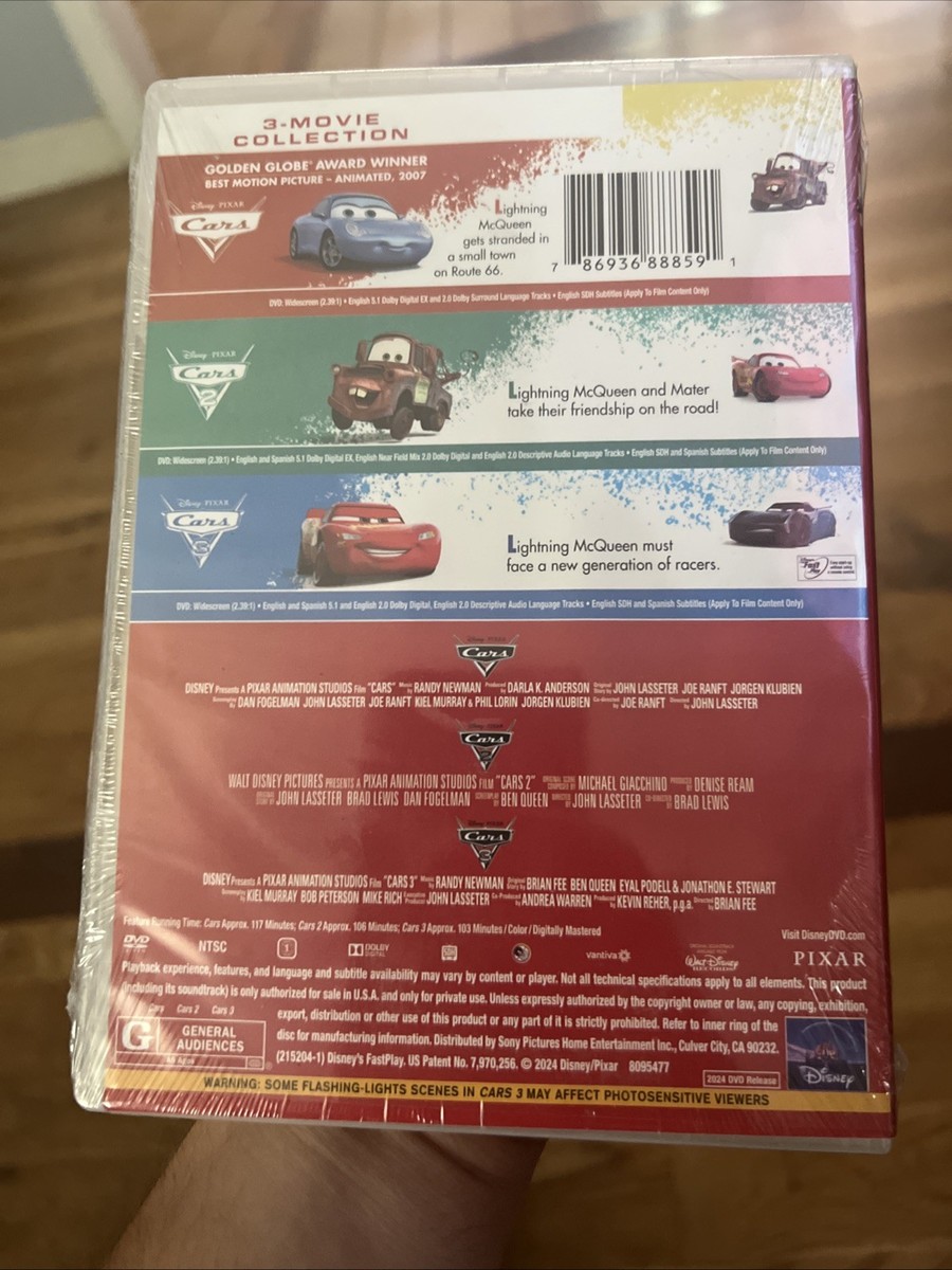 Cars: 3-Movie Collection (DVD) for sale online | eBay