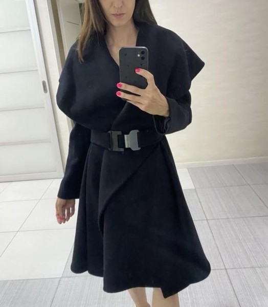 Women Giorgio Armani Coat Black 38