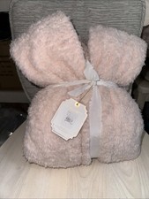 POTTERY BARN TEEN Women s Pink Sherpa Robe Size Medium/Large