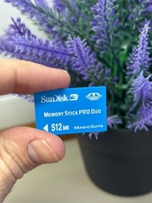 SanDisk Memory Stick PRO Duo 512MB MagicGate Blue Vintage Memory Card for Sony