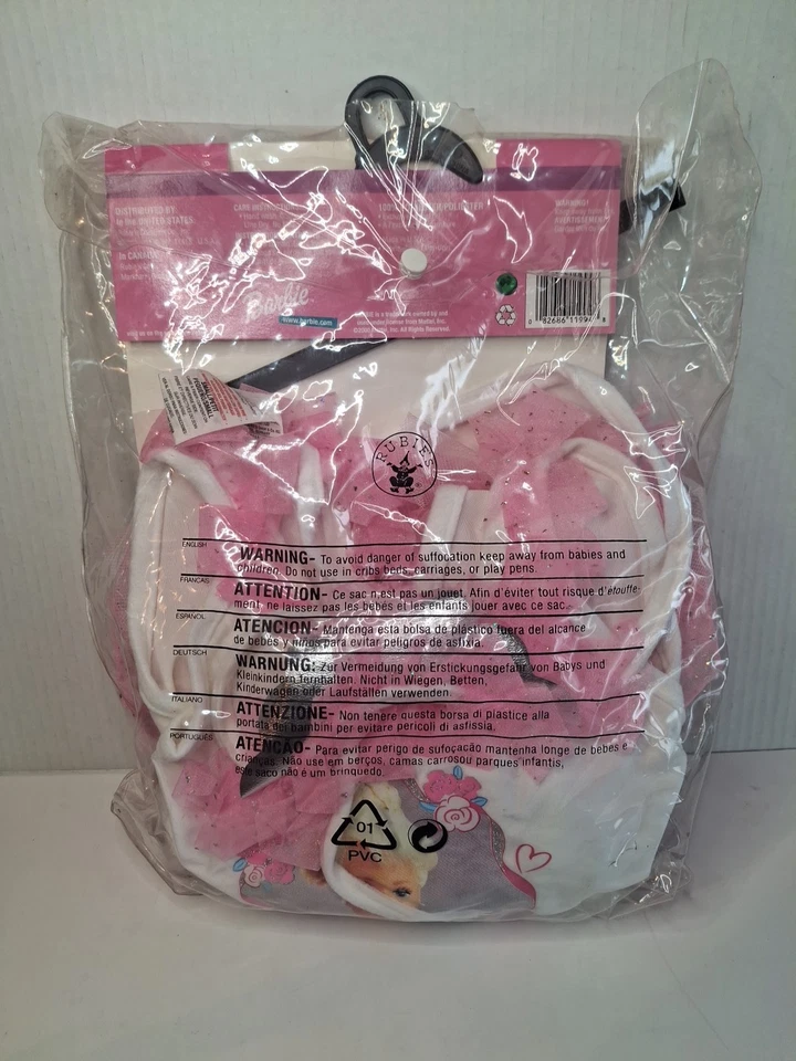 Bailarina Barbie Niño Disfraz Talla Pequeña Vintage 2000 Halloween Disfraz Rubíes Foto 4 de 4