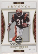 2017 Panini Limited Spotlight Gold 46/49 Ickey Woods #6 0t2