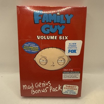 Family Guy Volume Six Mad Genius Bonus Pack Target Exclusive DVD
