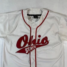 Ohio State Buckeyes Baseball Jersey 2XL "Ohio State" Script Team Spirit College
