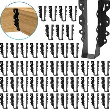 2x8 Joist Hanger 48Pcs,Q235B Steel Face Mount Joist Hangers, Hurricane Ties for