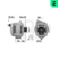 Alternador Generador Lima ERA 209661A 14V para JAGUAR XJ X300 X330 XJSC X27