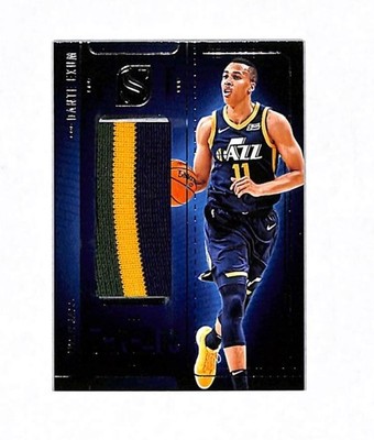 2024-25 Panini Silhouette Dante Exum Threads Game Used Prime Patch Card Jazz