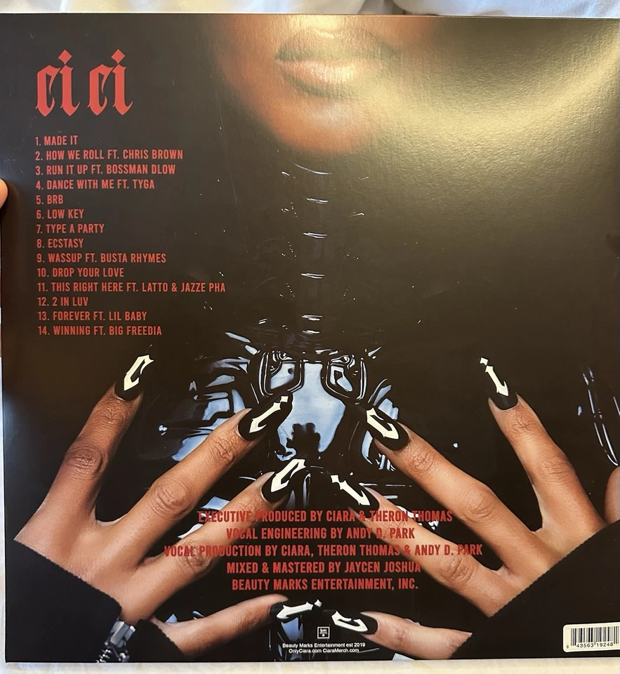 Ciara Cici Signed Red Vinyl - Bild 4 von 4