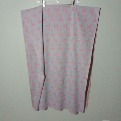 Vintage doppelt gestrickt Polyester Stoff 2,25 Yard x 60" Retro geometrisch 80er blau - Bild 8 von 8