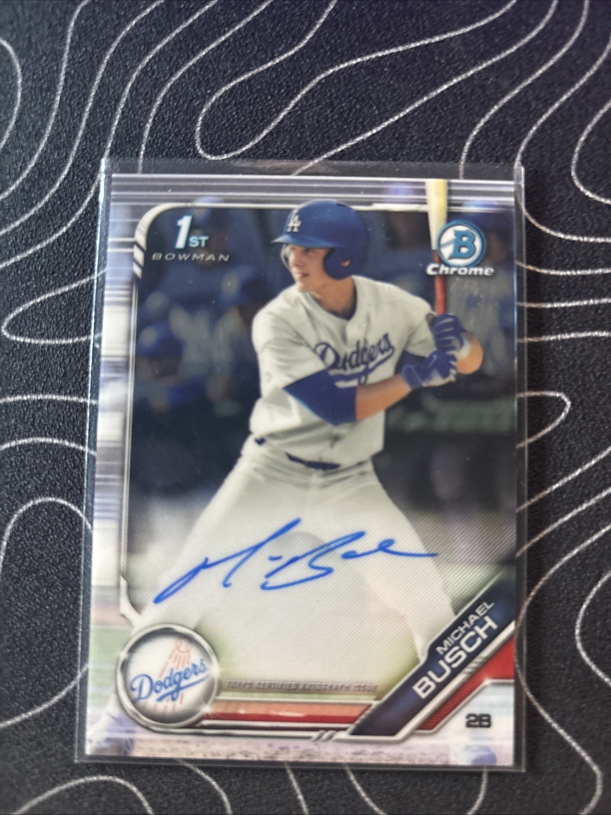 2019 Bowman Draft - Chrome Draft Pick Autographs Michael Busch #CDA-MB (AU, RC)
