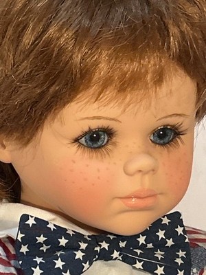 Dolls by Jerri boy doll vintage 1997 vinyl 25 inch patriotic